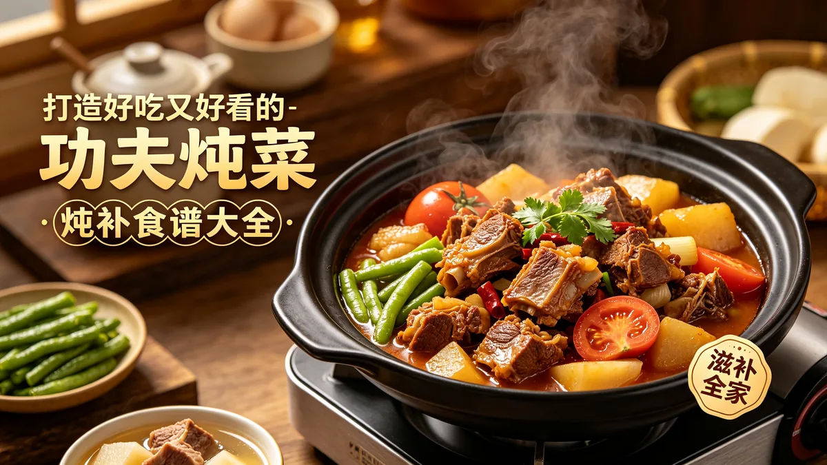 打造好吃又好看的功夫炖菜 炖补食谱大全 滋补全家配图