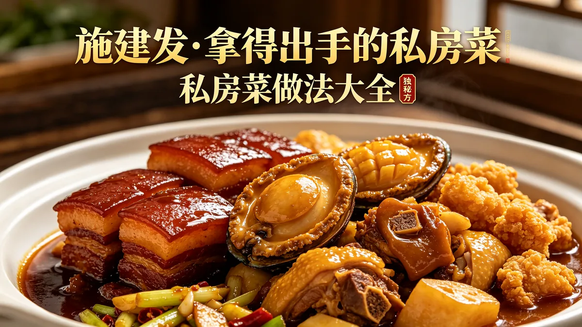 施建发.拿得出手的私房菜 私房菜做法大全 独家秘方配图