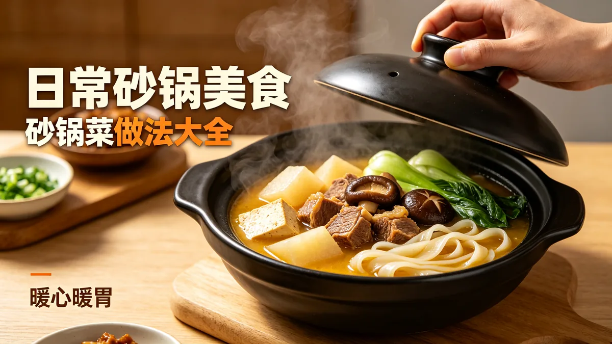 日常砂锅美食 砂锅菜做法大全 暖心暖胃配图