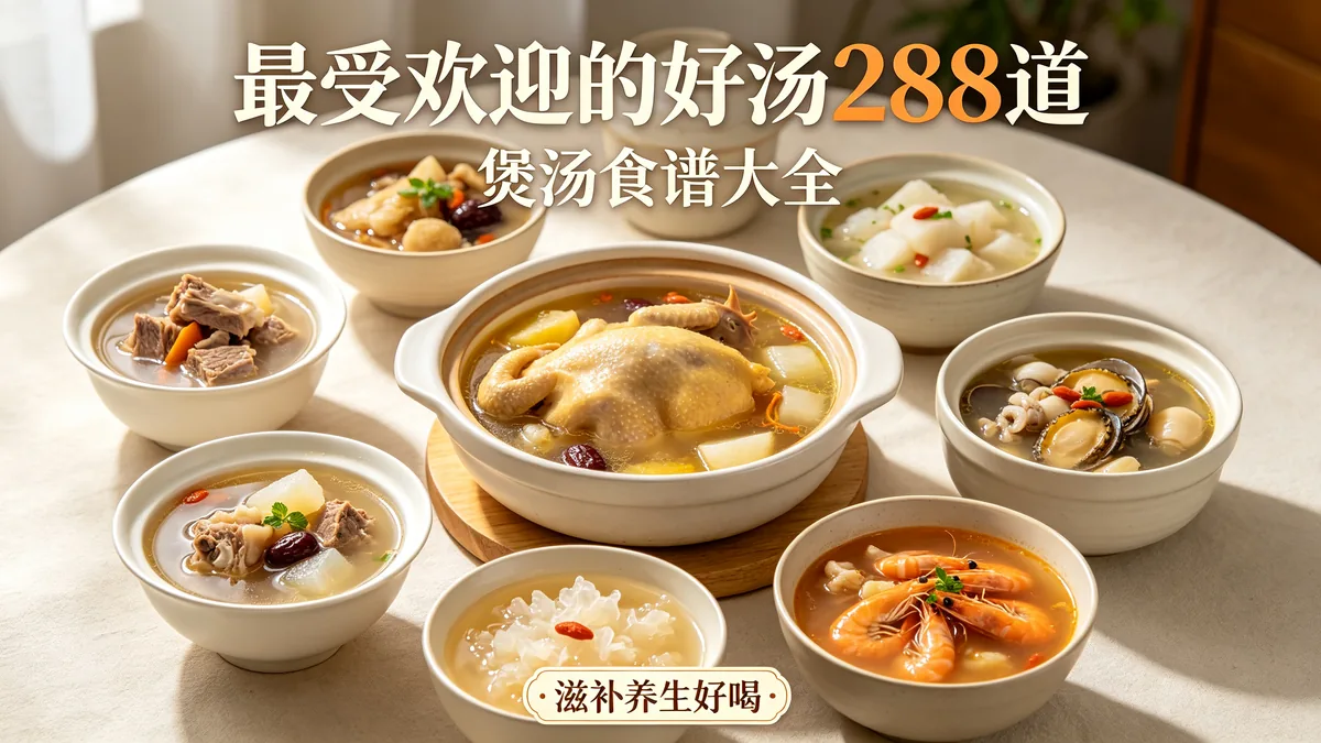最受欢迎的好汤288道 煲汤食谱大全 滋补养生好喝配图