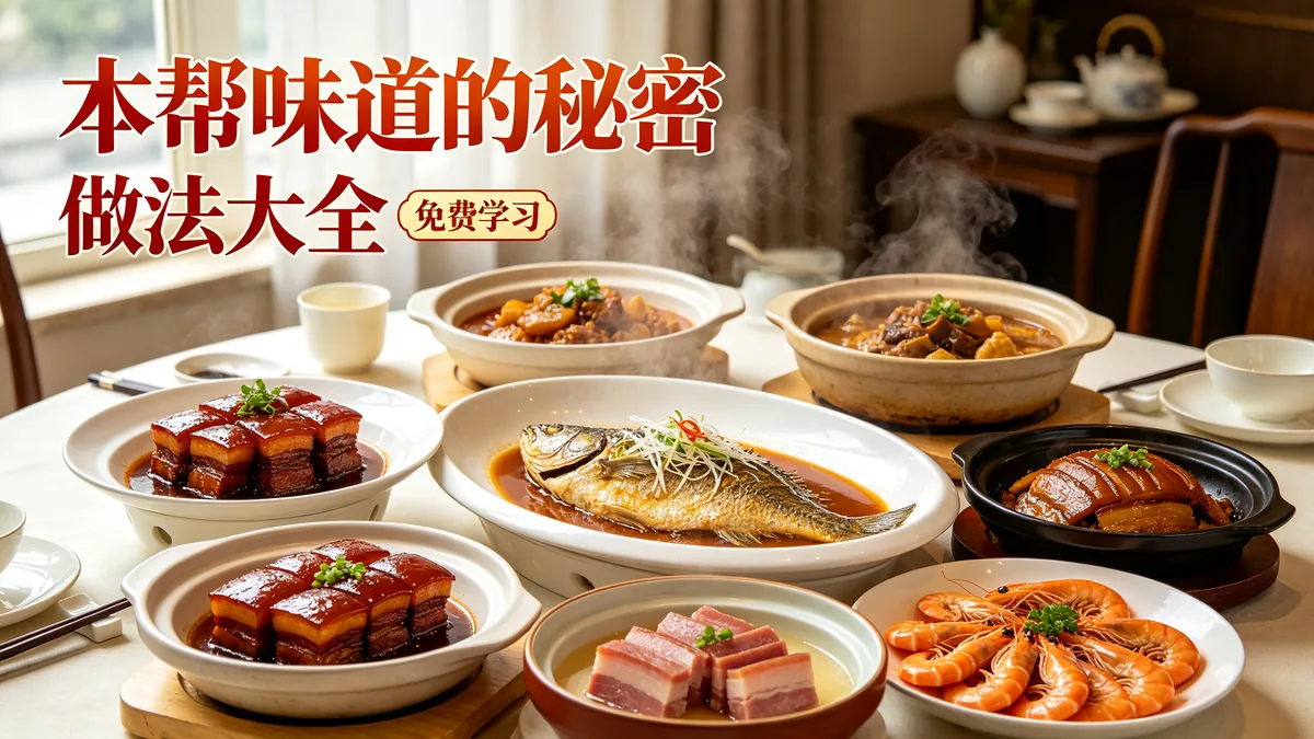 本帮味道的秘密 做法大全 免费学习配图