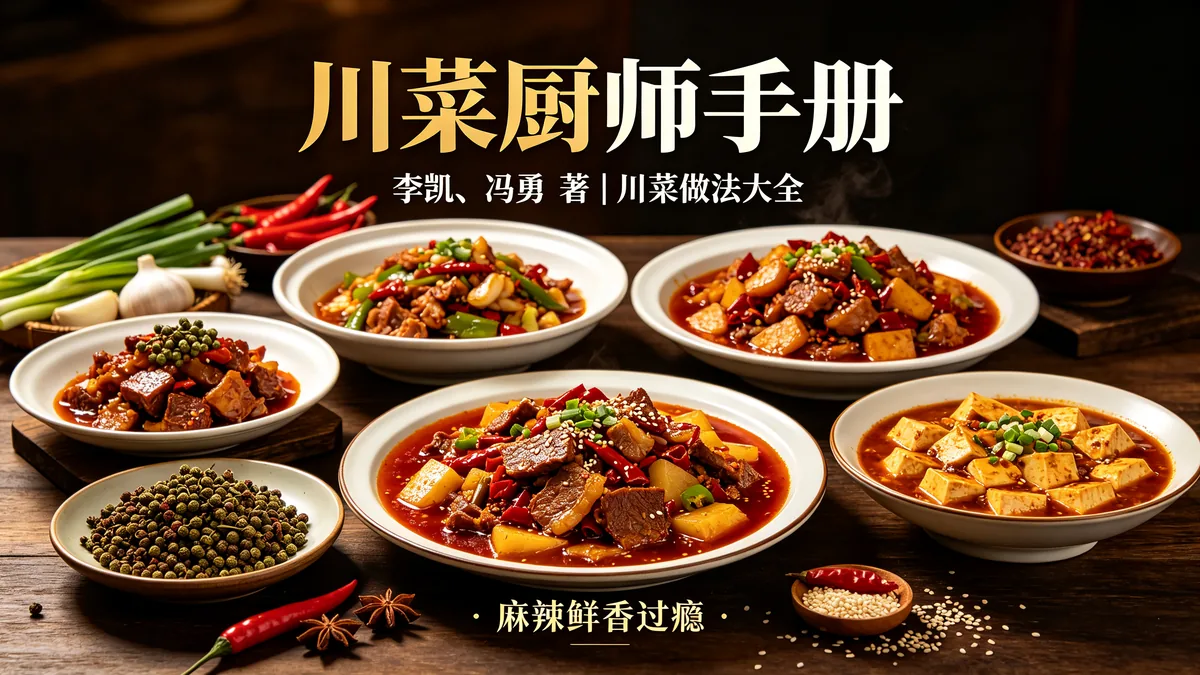 李凯、冯勇.川菜厨师手册 川菜做法大全 麻辣鲜香过瘾配图