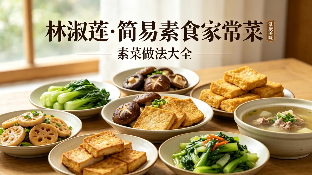 林淑莲.简易素食家常菜 素菜做法大全 健康美味配图