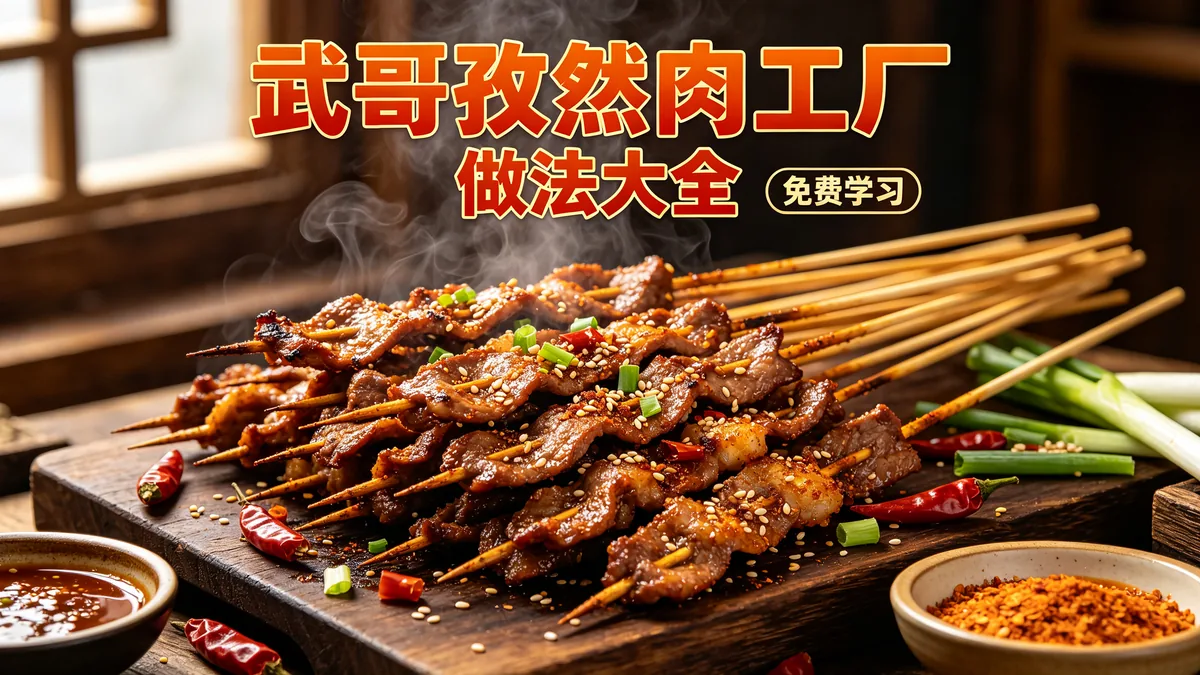 武哥孜然肉工厂 做法大全 免费学习配图