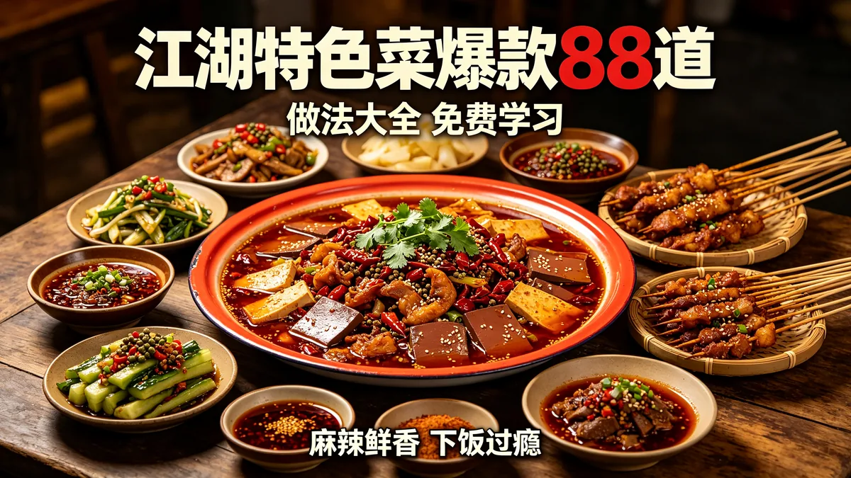 江湖特色菜爆款88道 做法大全 免费学习配图