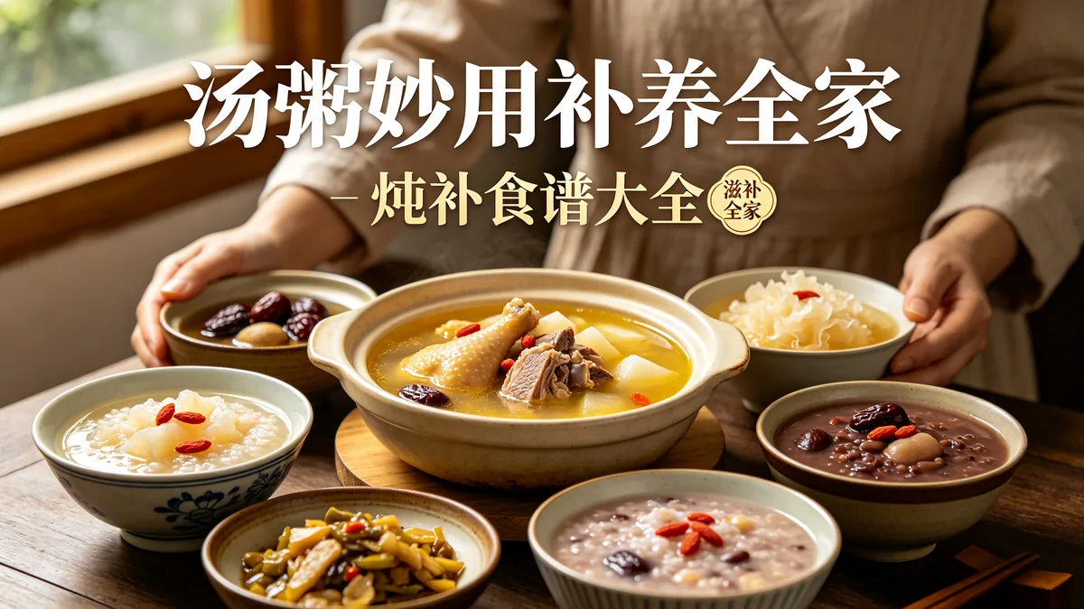 汤粥妙用补养全家 炖补食谱大全 滋补全家配图