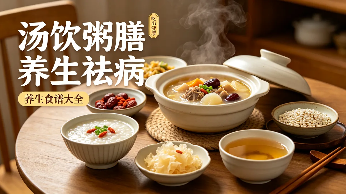 汤饮粥膳养生祛病 养生食谱大全 吃出健康配图