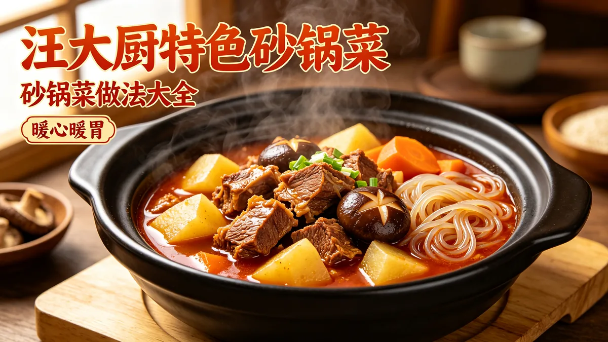 汪大厨特色砂锅菜 砂锅菜做法大全 暖心暖胃配图