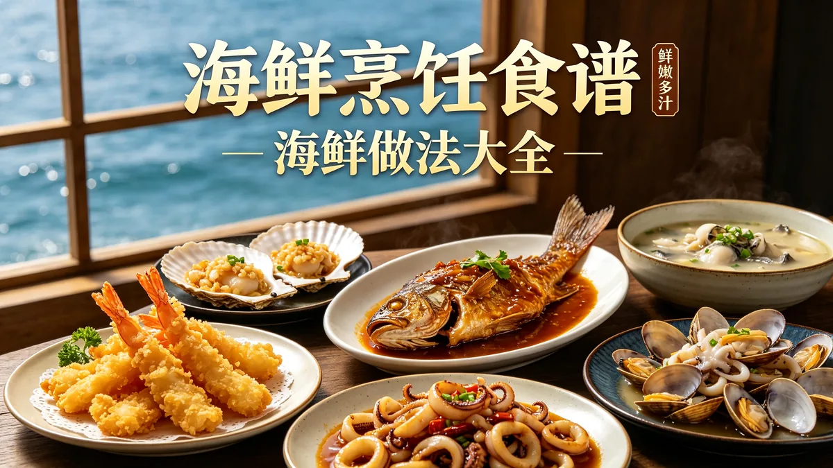海鲜烹饪食谱 海鲜做法大全 鲜嫩多汁配图