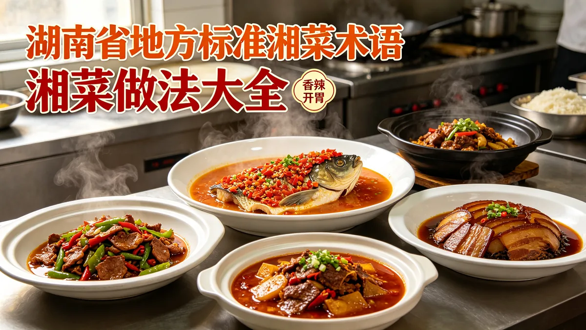 湖南省地方标准湘菜术语 湘菜做法大全 香辣开胃配图
