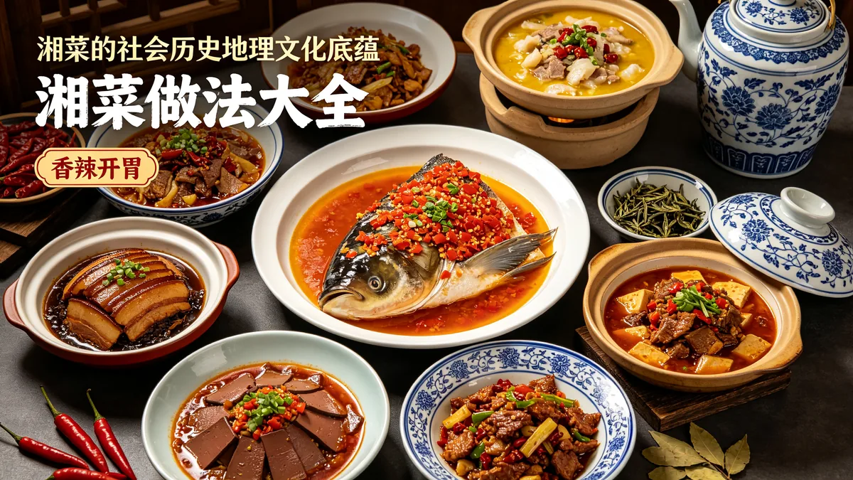 湘菜的社会历史地理文化底蕴 湘菜做法大全 香辣开胃配图