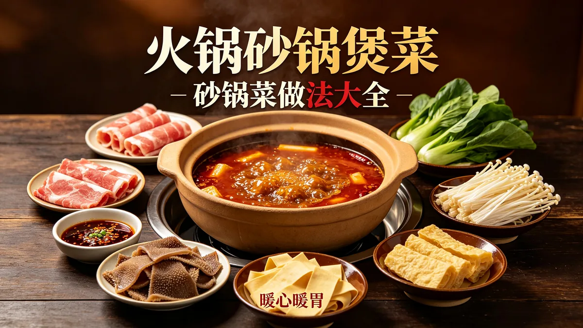 火锅砂锅煲菜 砂锅菜做法大全 暖心暖胃配图