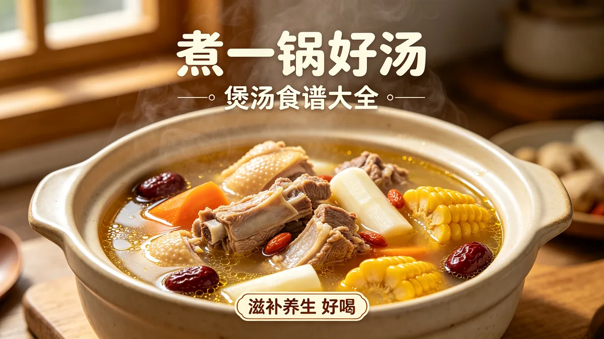 煮一锅好汤 煲汤食谱大全 滋补养生好喝配图