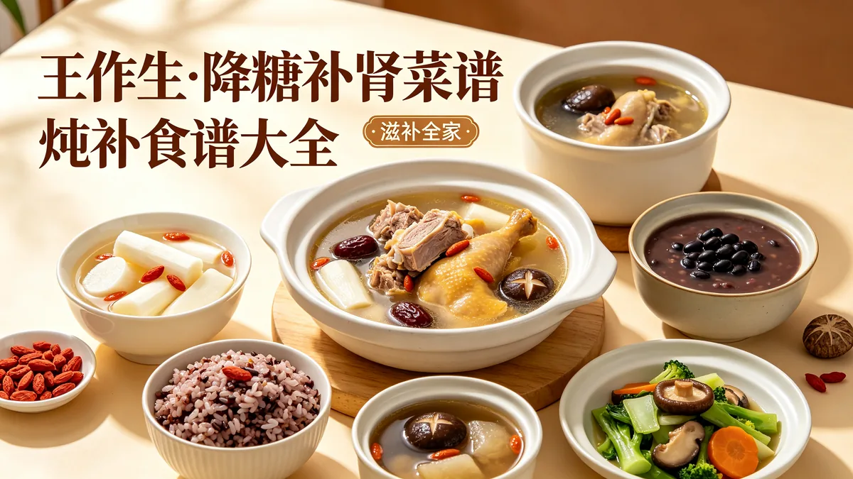 王作生.降糖补肾菜谱 炖补食谱大全 滋补全家配图