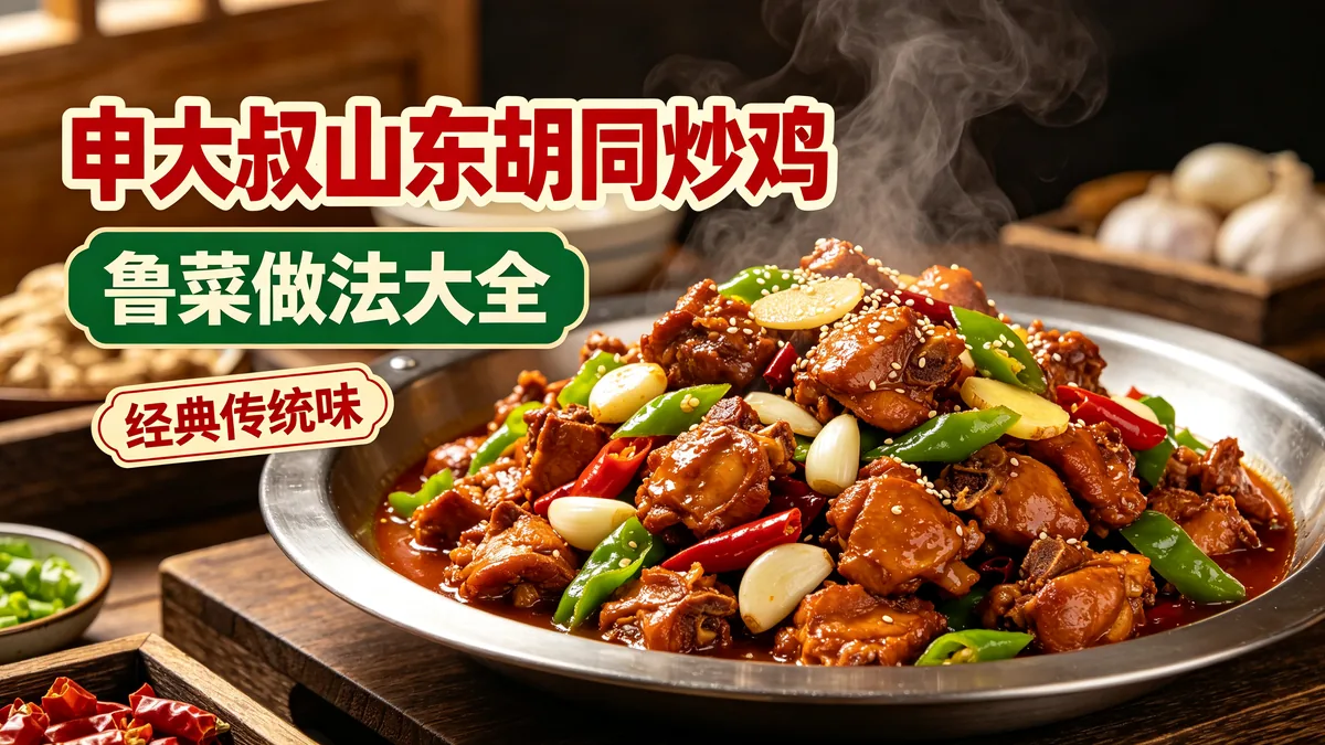 申大叔山东胡同炒鸡 鲁菜做法大全 经典传统味配图