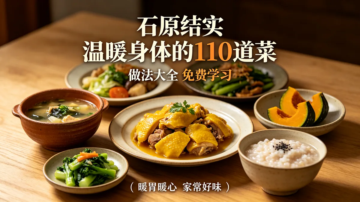 石原结实.温暖身体的110道菜 做法大全 免费学习配图