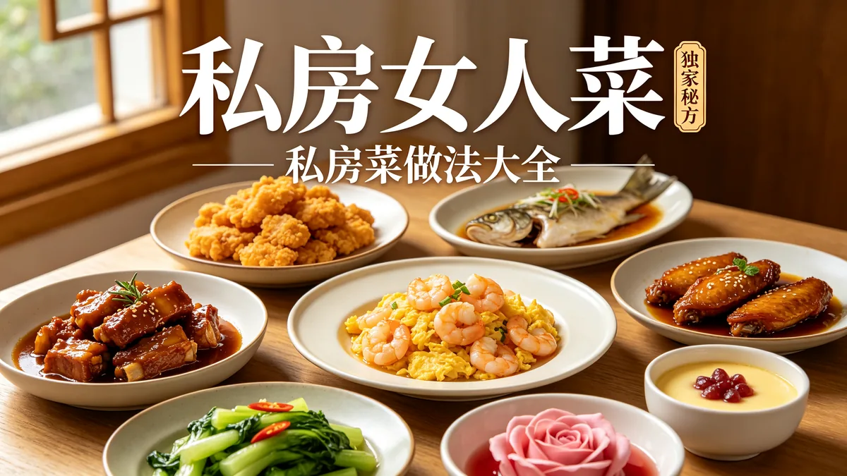 私房女人菜 私房菜做法大全 独家秘方配图