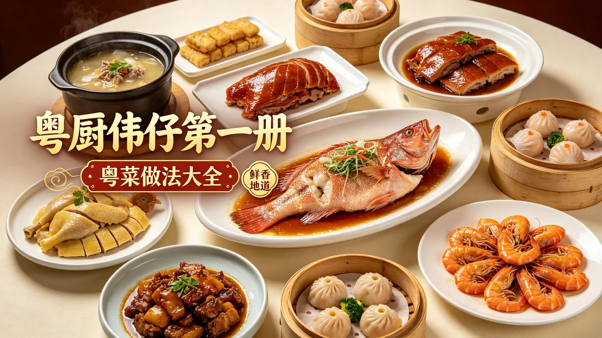 粤厨伟仔第一册 粤菜做法大全 鲜香地道配图