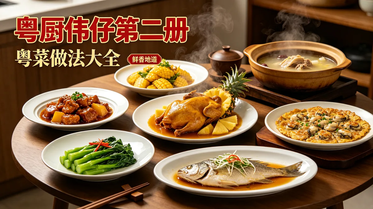 粤厨伟仔第二册 粤菜做法大全 鲜香地道配图