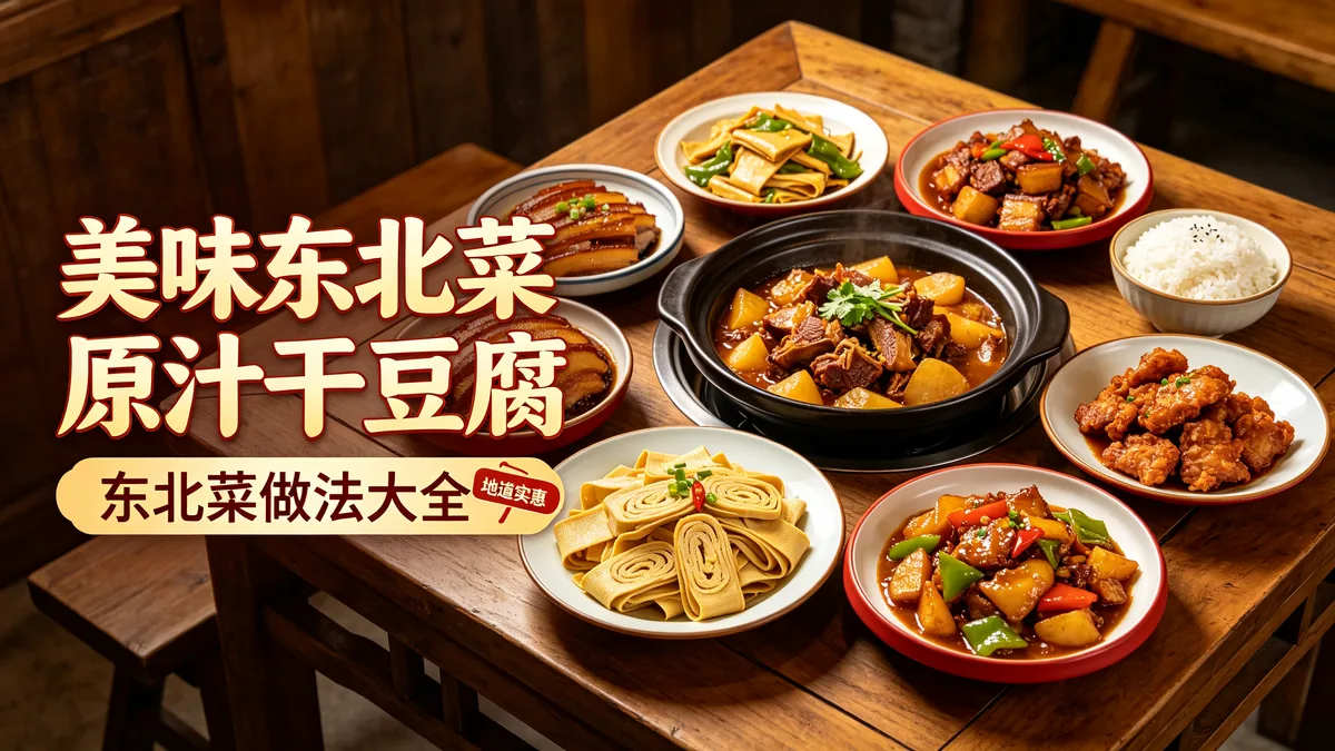 美味东北菜原汁干豆腐 东北菜做法大全 地道实惠配图