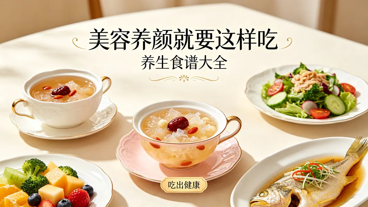 美容养颜就要这样吃 养生食谱大全 吃出健康配图