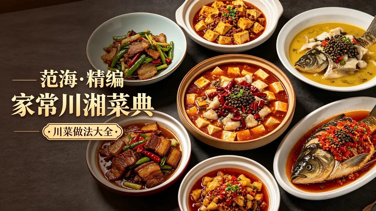 范海.精编家常川湘菜典 川菜做法大全 麻辣鲜香过瘾配图