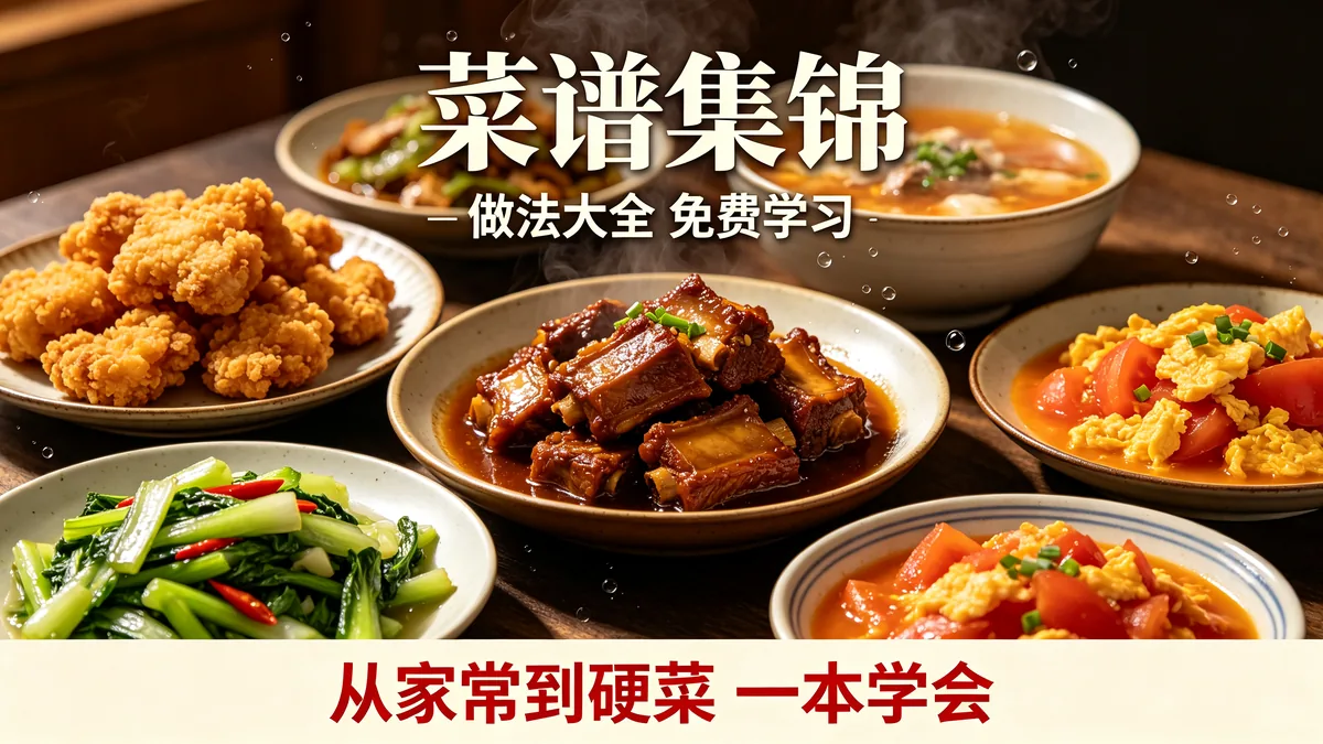 菜谱集锦 做法大全 免费学习配图