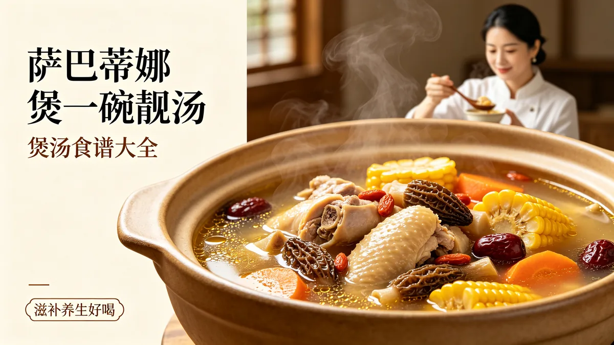 萨巴蒂娜.煲一碗靓汤 煲汤食谱大全 滋补养生好喝配图