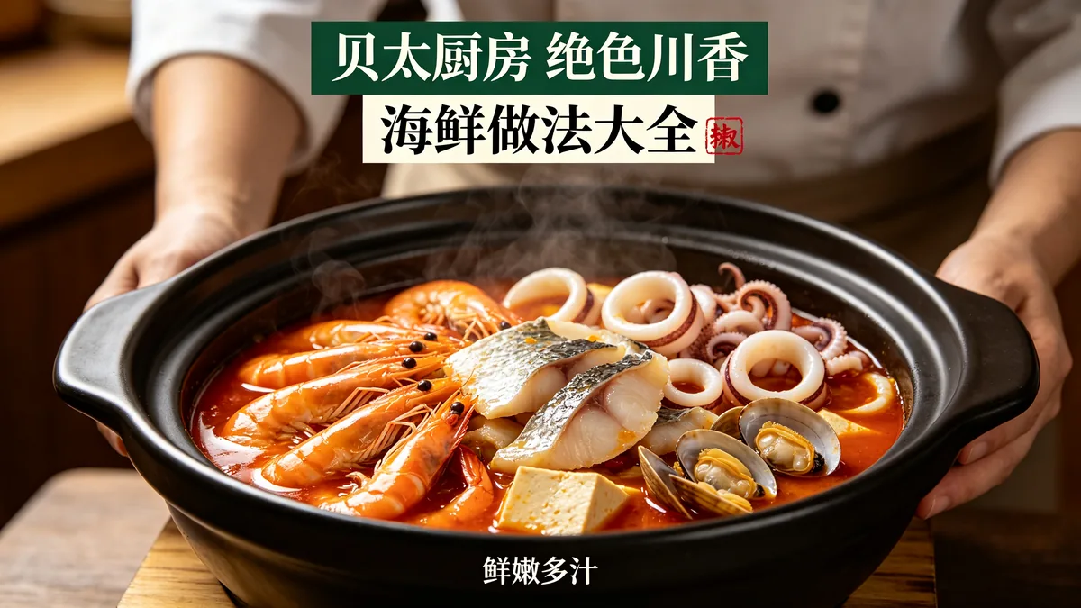 贝太厨房.绝色川香 海鲜做法大全 鲜嫩多汁配图