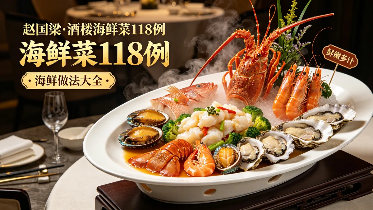 赵国梁.酒楼海鲜菜118例 海鲜做法大全 鲜嫩多汁配图