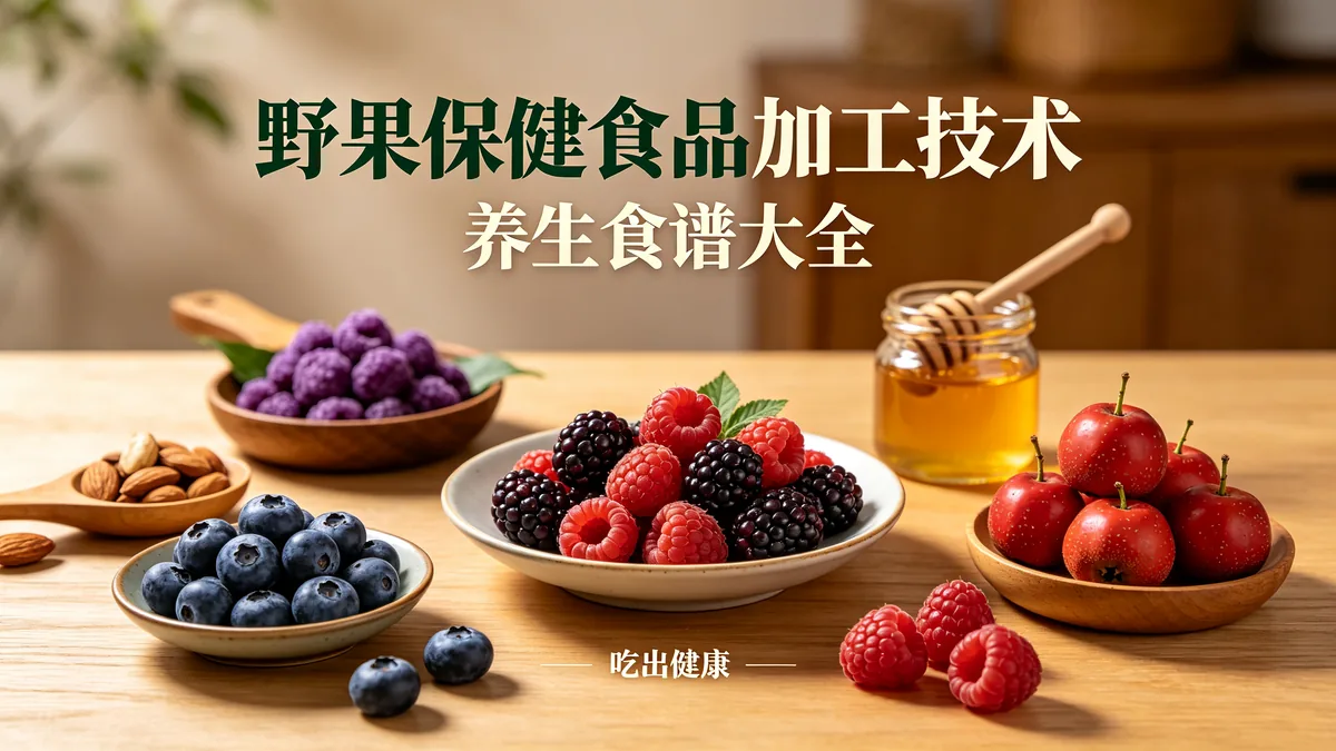 野果保健食品加工技术 养生食谱大全 吃出健康配图