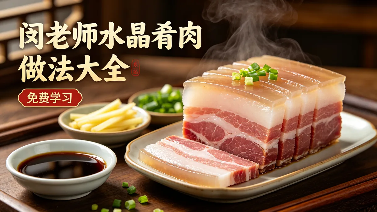 闵老师水晶肴肉 做法大全 免费学习配图