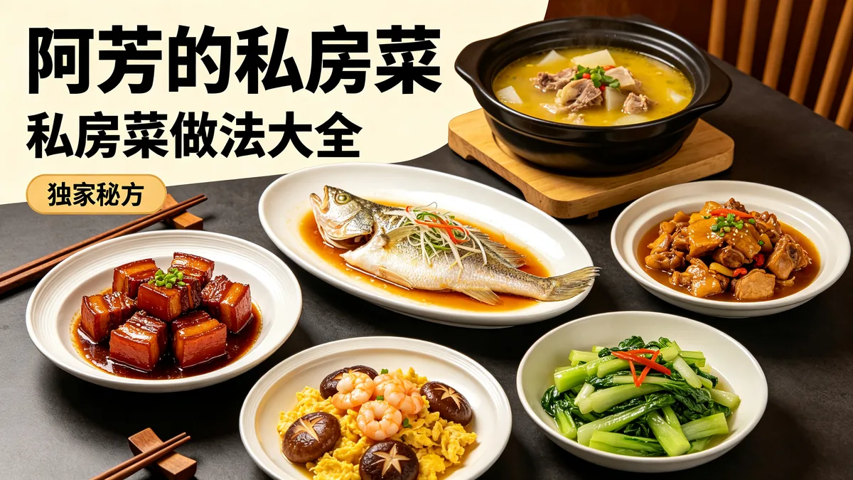 阿芳的私房菜 私房菜做法大全 独家秘方配图