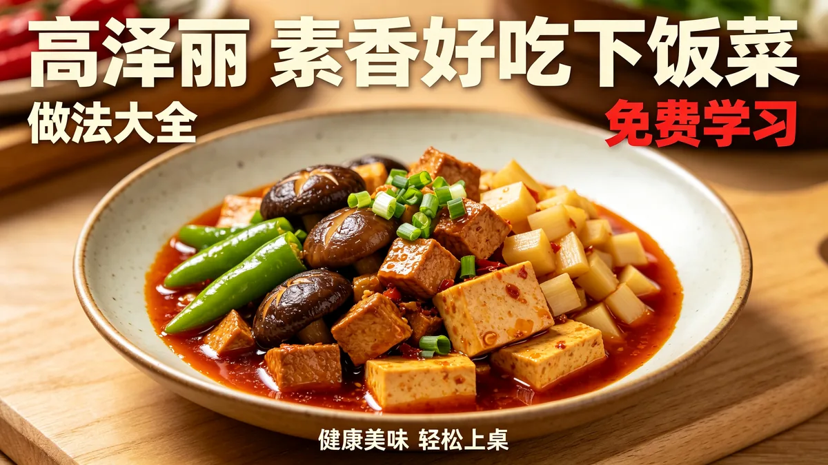 高泽丽.素香好吃下饭菜 做法大全 免费学习配图