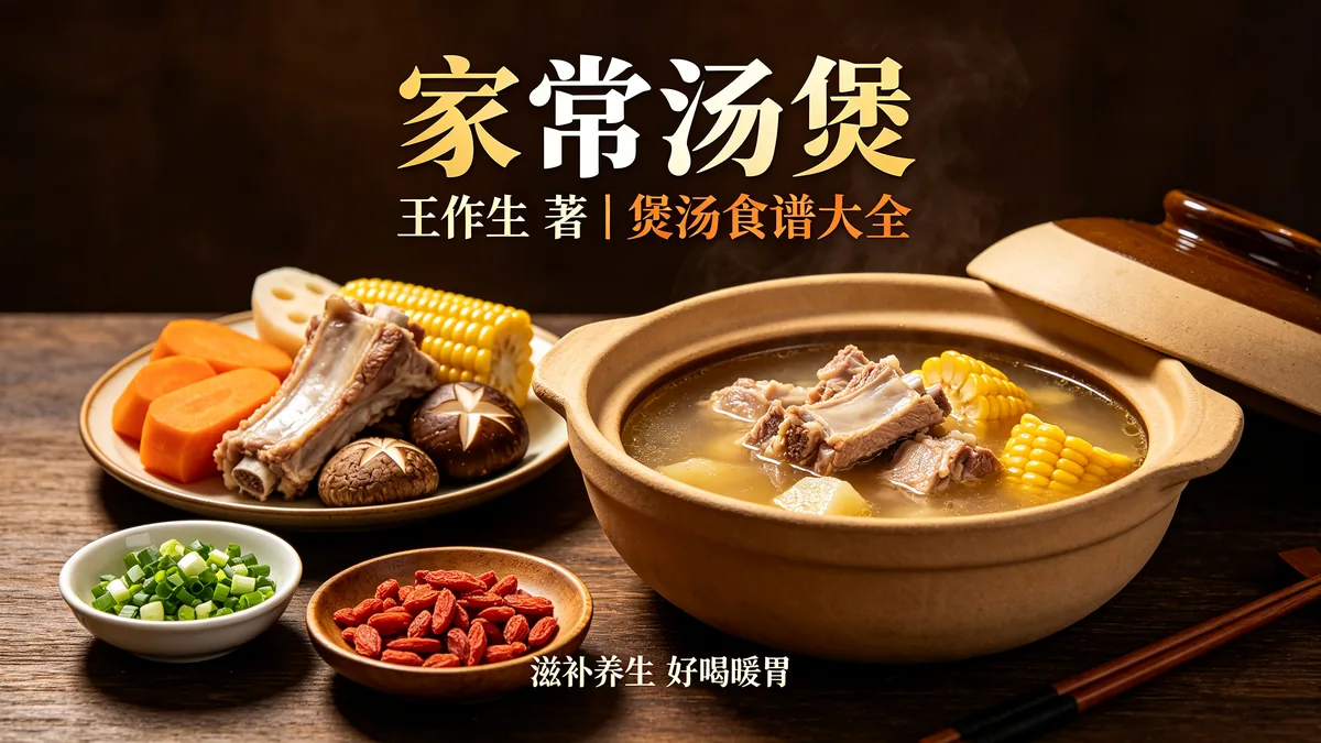 王作生.家常汤煲 煲汤食谱大全 滋补养生好喝 缩略图