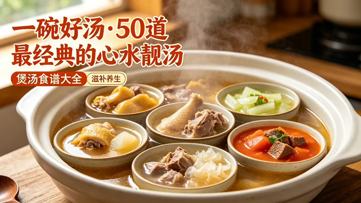 一碗好汤.50道最经典的心水靓汤 煲汤食谱大全 滋补养生好喝 缩略图