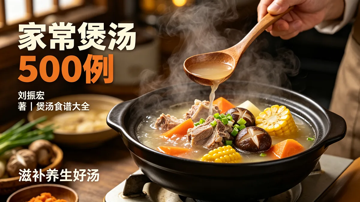 刘振宏.家常煲汤500例 煲汤食谱大全 滋补养生好喝 缩略图