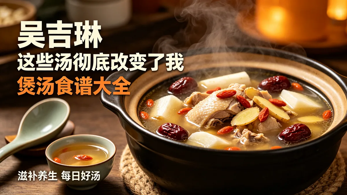 吴吉琳.这些汤彻底改变了我 煲汤食谱大全 滋补养生好喝 缩略图