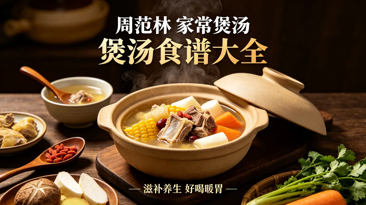 周范林.家常煲汤 煲汤食谱大全 滋补养生好喝 缩略图