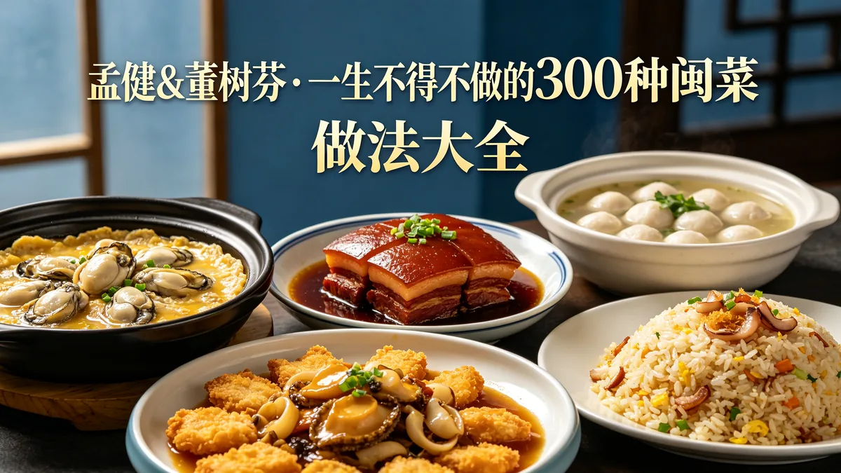 孟健&amp;董树芬.一生不得不做的300种闽菜 做法大全 免费学习 缩略图