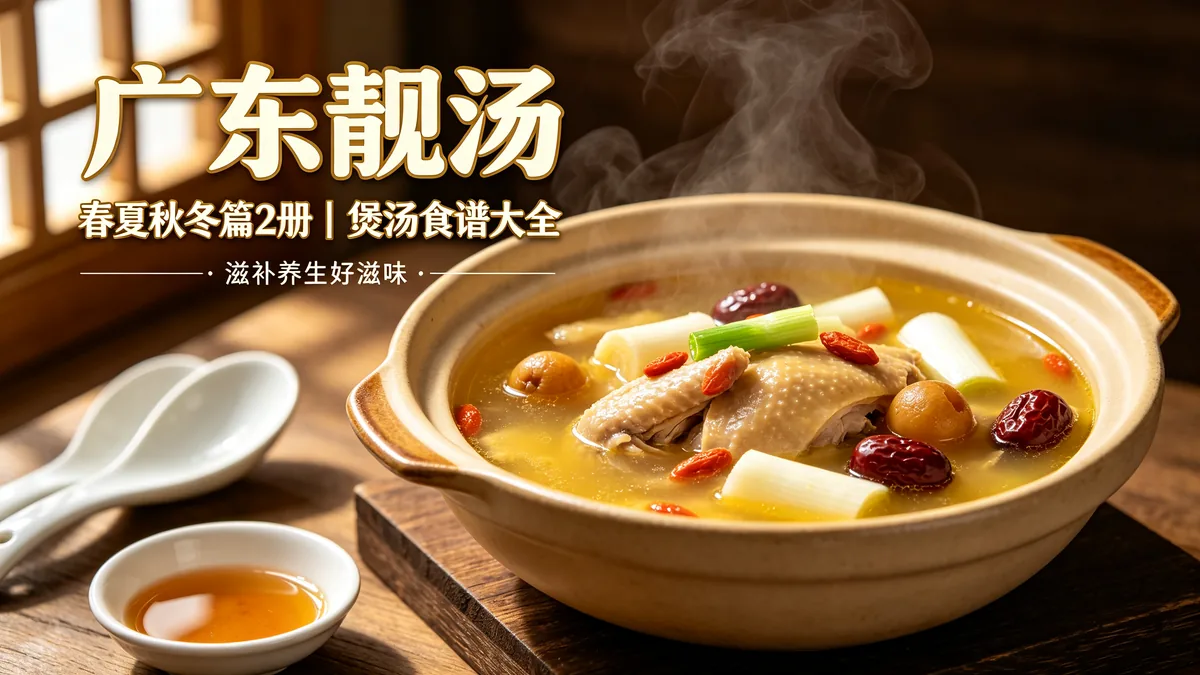 广东靓汤.春夏秋冬篇2册 煲汤食谱大全 滋补养生好喝 缩略图