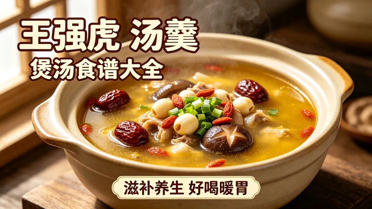 王强虎.汤羹 煲汤食谱大全 滋补养生好喝 缩略图