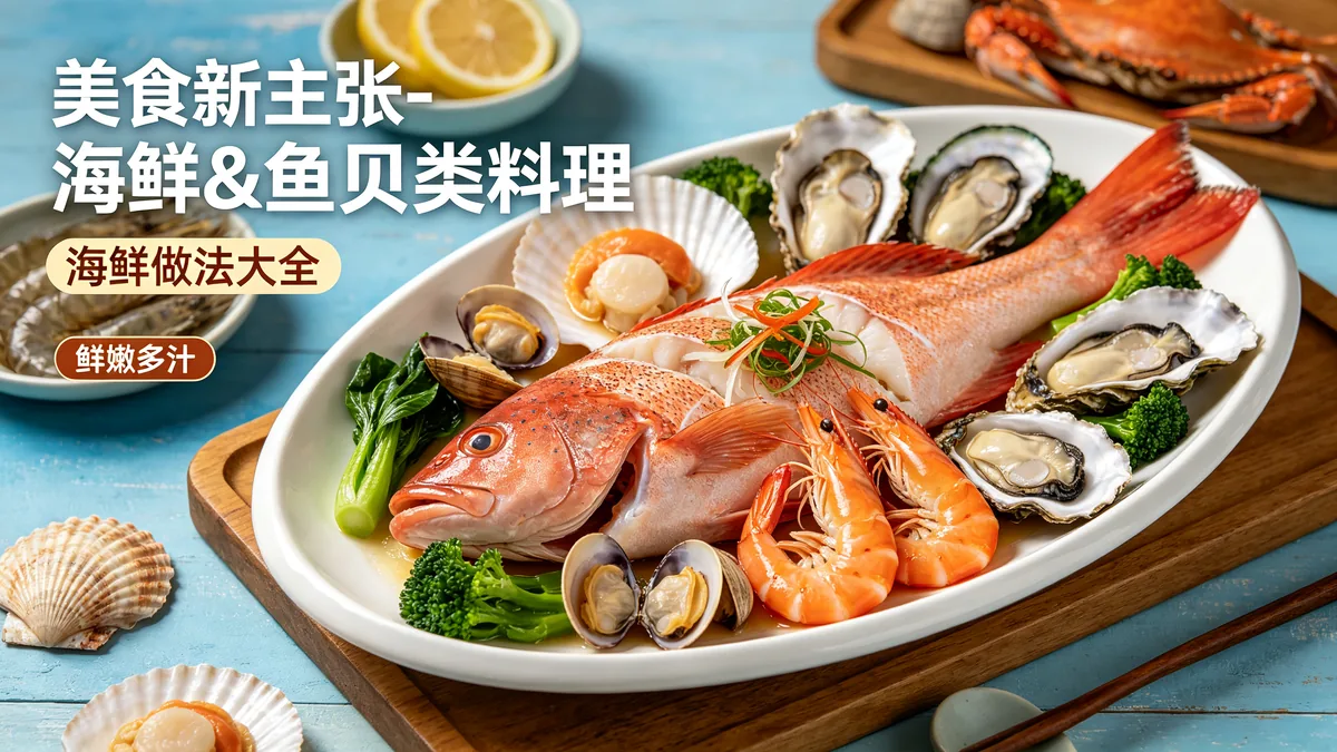 美食新主张-海鲜&amp;鱼贝类料理 海鲜做法大全 鲜嫩多汁 缩略图