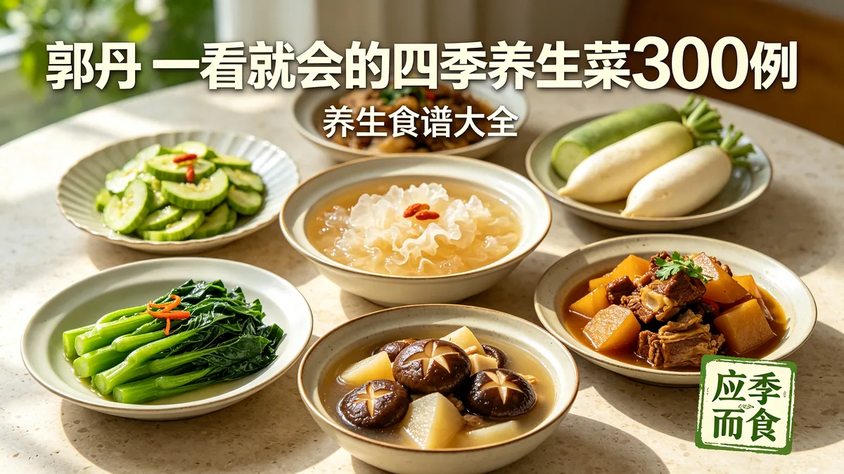 郭丹.一看就会的四季养生菜300例 养生食谱大全 吃出健康配图