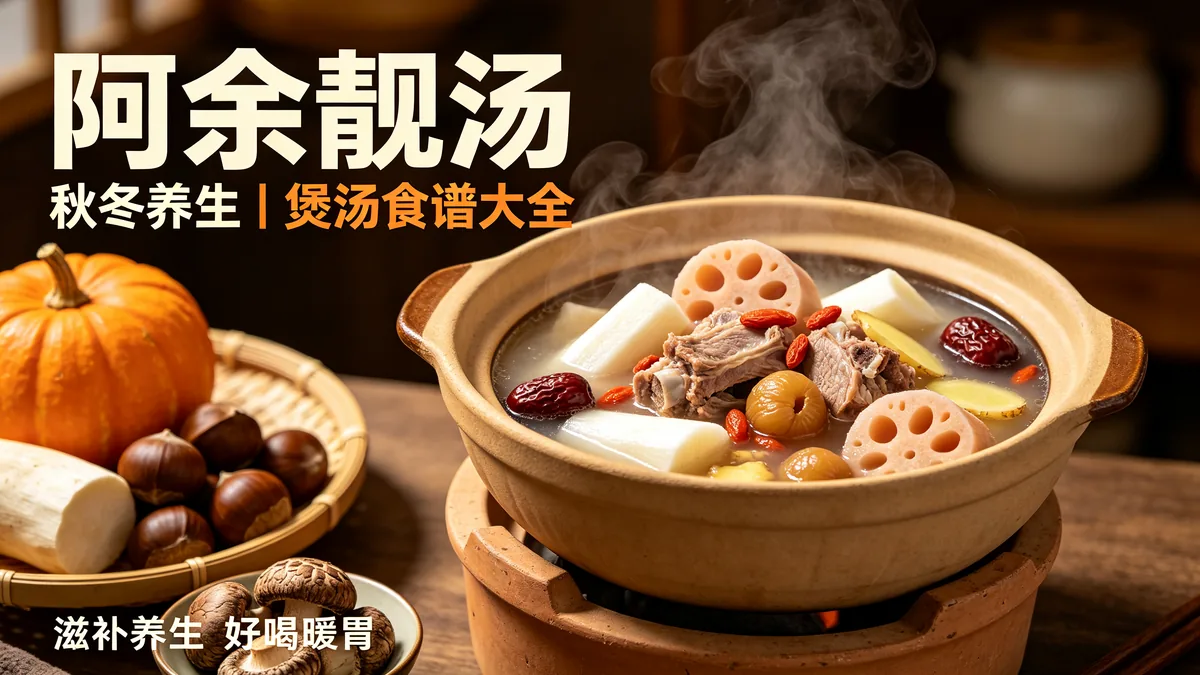 阿佘靓汤-秋冬养生 煲汤食谱大全 滋补养生好喝配图
